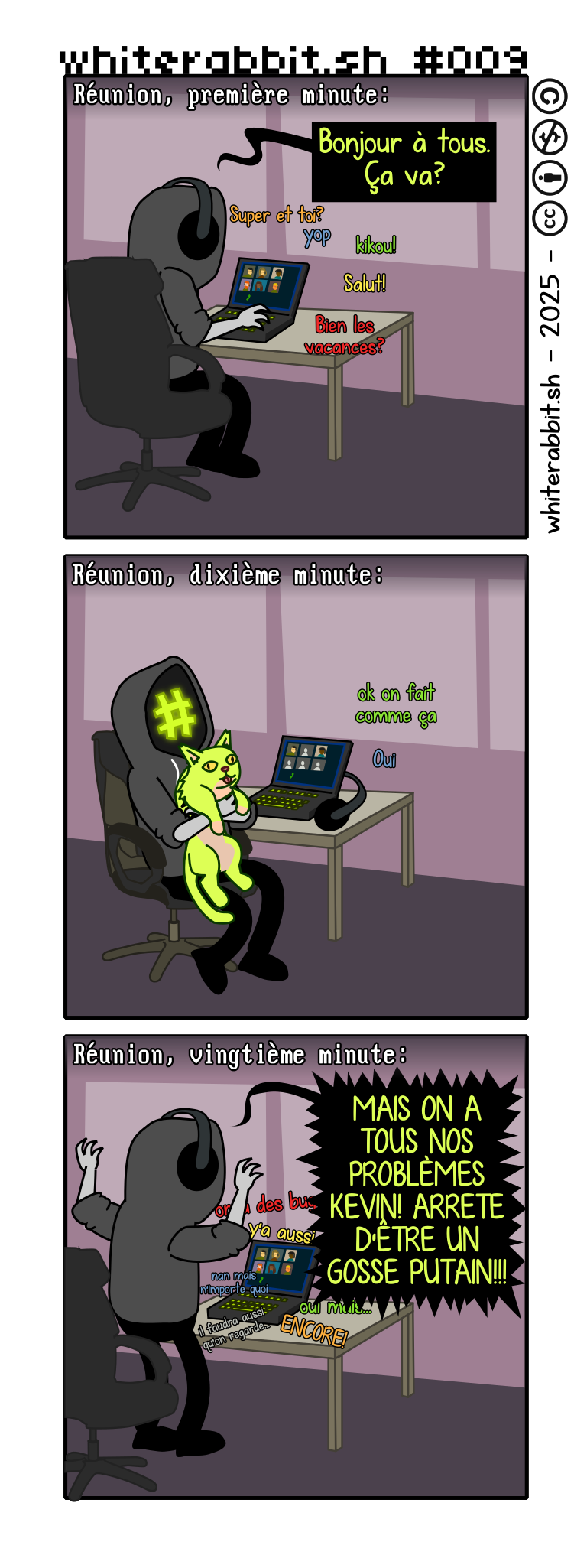 Evolution de la réu'